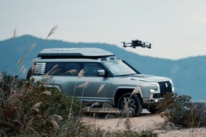 BYD、自動車にドローンを組み込むテクノロジーを発表…ワンクリックで離陸と着陸が可能 画像