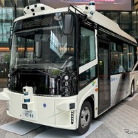 新型自動運転バス車内探検