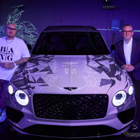 タトゥーアーティストのキース「バンバン」マッカーディー氏と協力してカスタマイズした特別なベントレー『ベンテイガ』