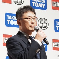 タカラトミー事業統括本部ブランドビジネス本部の竹内俊介執行役員