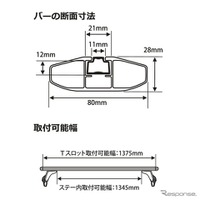 XD201 ドリップエアロベースセット ジムニー用 2本