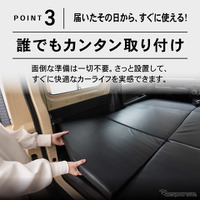 クラフトワークスのスズキ『ジムニー/ジムニーシエラ』専用フルフラットマット
