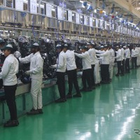 ホンダ、インド西部グジャラート州の第4工場の二輪車生産ライン