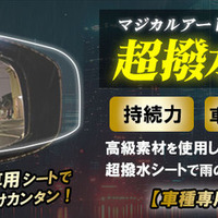 ハセプロ「マジカルアート超撥水ドアミラークリアシート」