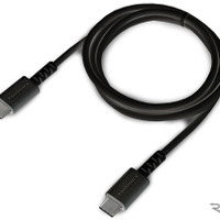 Kashimura・USB充電＆同期ケーブル 1m C-C 100W BK（AJ-674）