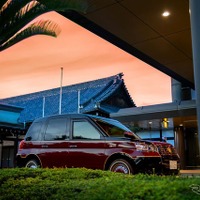 明治記念館とフォレストテラス明治神宮・桃林荘の特別車両。トヨタの『JPN TAXI（ジャパンタクシー）』がベース