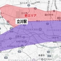 運行エリア地図