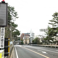 冠水警告