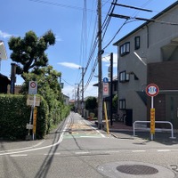 狭い道！ 制限1.7m、小金井市道573号線