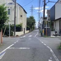 狭い道！ 制限1.7m、小金井市道573号線