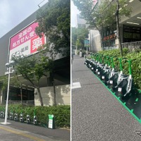 イオン東雲店に設置されたLimeポート