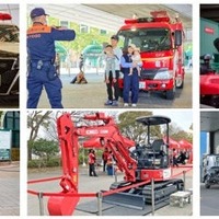 総勢15台以上のはたらくくるまが大集合