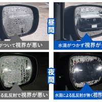 大型サイドミラー対応のLサイズと車種専用モデルが登場した、カーメイトの「ゼロワイパー・フィルムタイプ」