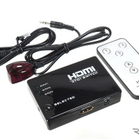 「HDMI分配器/セレクター」の一例（ビートソニック・IF21A）。