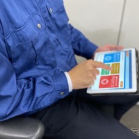 タブレットやスマホで今日の調子を確認