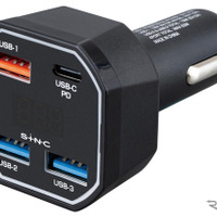 SEIWA・DC/USBレインボーパワープラグC1A3（F359）