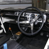 チームロータスのワークスカーのエンジンルーム