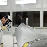 塗装実演コーナー　