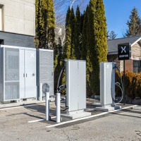 「軽井沢書店」のEVチャージステーション