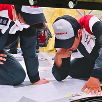 日産自動車大学校の学生たちがレストアした「マッチのマーチ」1984年式 初代日産マーチK10（東京オートサロン2026）