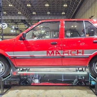 日産自動車大学校の学生たちがレストアした「マッチのマーチ」1984年式 初代日産マーチK10（東京オートサロン2026）