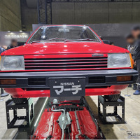 日産自動車大学校の学生たちがレストアした「マッチのマーチ」1984年式 初代日産マーチK10（東京オートサロン2026）