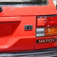 日産自動車大学校の学生たちがレストアした「マッチのマーチ」1984年式 初代日産マーチK10（東京オートサロン2026）