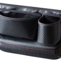 SEIWA・シートポケット カーボン（WA134）