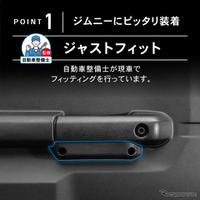 クラフトワークス『ジムニー/シエラ/ノマド』専用「ドアグリップポケット」改良版