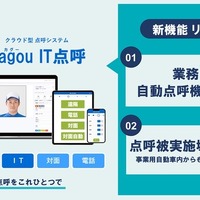 Cagou IT点呼 新機能リリース