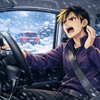 大雪や積雪・凍結路での自動車運転（イメージ）