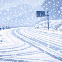 積雪・凍結路（イメージ）