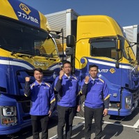 特定技能制度を活用し、企業間輸送を担うベトナム人中型トラックドライバーを3名採用