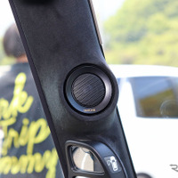 「外部パワーアンプ」が搭載されたオーディオカーの一例（製作ショップ：シティロード福山＜広島県＞）。