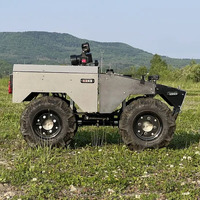 遠隔操縦・悪路走破性能を応用した無人陸上車両「機動警備ドローン MSD-F22」