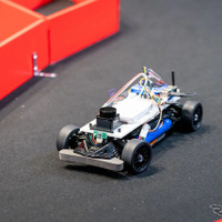 第二回「自動運転ミニカーバトル」決勝レース