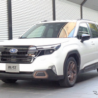 ブリッツ DAMPER ZZ-R　スバル・フォレスター装着例（基準車高：フロント 32mmダウン / リア 44mmダウン）