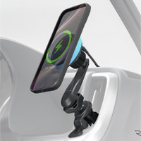 SEIWA・マグホールドスマホ充電ホルダーQi2.2/AC（D667）