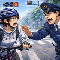 信号無視、横断歩行者妨害（イメージ）