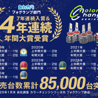 2色切替LEDフォグランプの“正統進化モデル”