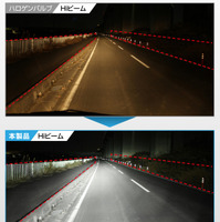 遠方が見やすい広範囲照射