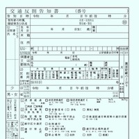 青切符の例