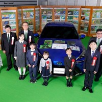 第23回ブリヂストンこどもエコ絵画コンクール表彰式 記念写真