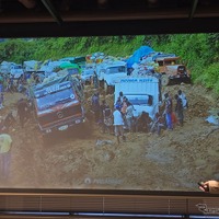 ホンダから生まれた砂漠の砂を道路の骨材にする「PathAhead」の記者発表会より