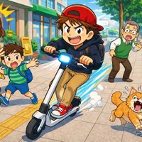 電動キックボードの危険行為