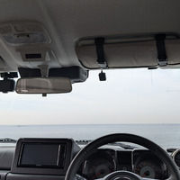 カーメイト「バイザー取付 折りたたみサンシェード ジムニー用」