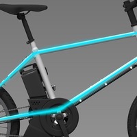 ヤマハ PAS CRAIG ALLEYのフレームデザイン