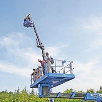 高所作業車搭乗体験
