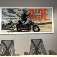 ハーレーダビッドソンの新グローバルプラットフォーム「RIDE」のキービジュアル