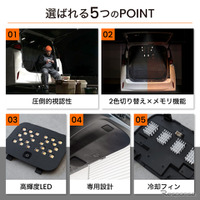 クラフトワークス『アルファード/ヴェルファイア』40系向けLED増設ラゲッジランプ